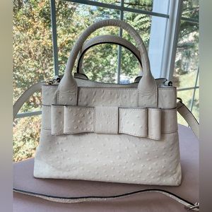 Kate Spade Charm City Ostrich Bow Crossbody Satchel